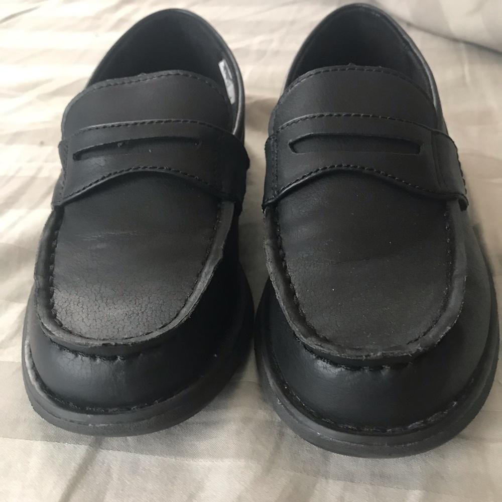 Boys Black Sperry Loafers Size 13m